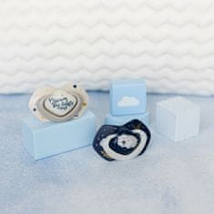 Canpol BABIES Set symetrických silikónových cumlíkov Light touch 18m+ Sleepy koala modrý