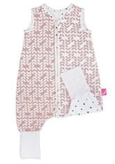 Motherhood Vak spací mušelínový s nohavicami Pink Classics 12-18m 0,5 tog