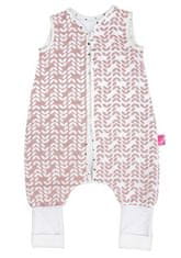 Motherhood Vak spací mušelínový s nohavicami Pink Classics 12-18m 0,5 tog