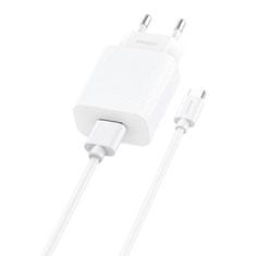 Foneng Sieťová nabíjačka Foneng, EU28, 1x USB, QC 3.0 + USB + kábel USB typu C