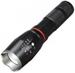 APT  ZD76A TAktické svietidlo T6 LED ZOOM COB