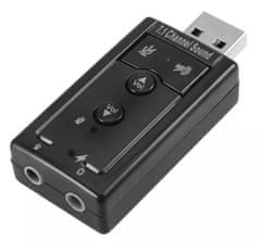 APT  AK103B USB Zvuková karta 7.1 Virtual