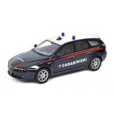 Welly 1:24 Alfa Romeo 159 Sportwagon Carabinieri Modrá tmavá