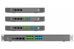 Grandstream UCM6300 Audio VoIP PBX, 250 užív., 50 súb. hov., audiokonf. 50úč., 0xFXO, 0xFXS port