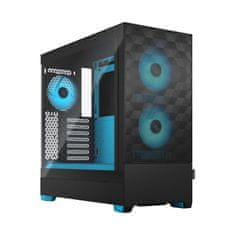 Fractal Design Pop Air RGB Cyan Core TG Clear Tint/Midi Tower/Transpar.