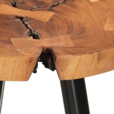 Petromila vidaXL Barový stôl s dizajnom polienok Ø53x105 cm masívna akácia 