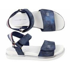 Tommy Hilfiger Sandále tmavomodrá 36 EU Platform Velcro