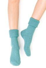 Amiatex Dámske ponožky 067 green + Nadkolienky Gatta Calzino Strech, zelená, 35/37