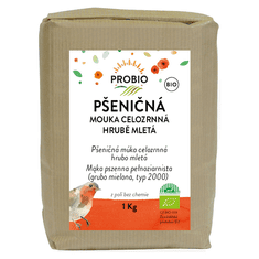 ProBio Celozrnná pšeničná múka hrubo mletá BIO 1 kg