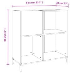 Petromila vidaXL Skrinka na platne dub sonoma 84,5x38x48 cm kompozitné drevo