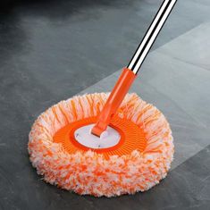 HOME & MARKER® Teleskopický okrúhly mop s 360° otáčavou hlavicou (45 - 180 cm) | CORALMOP