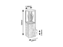 Rabalux WALES vonkajšie nástenné svietidlo 7195