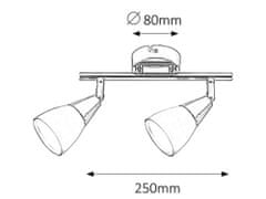 Rabalux 6768 Nicolette, interierové svietidlo