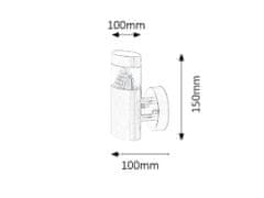 Rabalux DETROIT LED vonkajšie nástenné svietidlo 8142