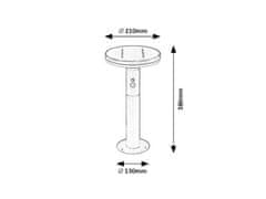 Rabalux ALASKA LED solarná lampa 77018