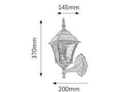 Rabalux TOSCANA vonkajšie nástenné svietidlo 8392