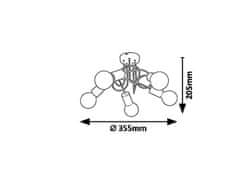 Rabalux 6340 Linett, interierové svietidlo