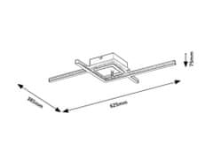 Rabalux CASIMIR LED stropné svietidlo 5267