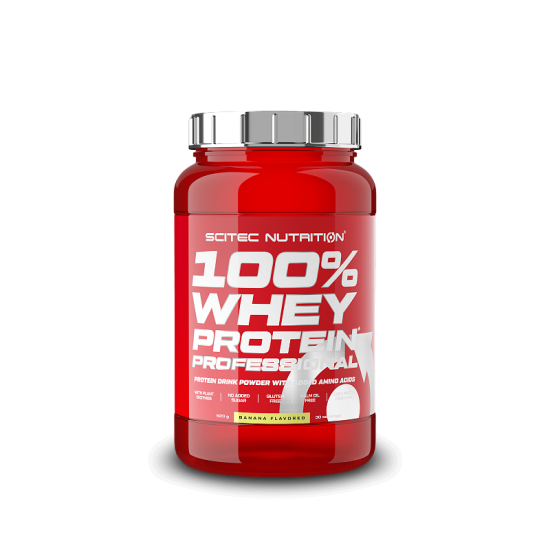 Scitec Nutrition  100% Whey Protein Professional 920 g banán