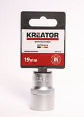 Kreator KRT502010 - 1/2 "Nástrčná hlavica (orech) 19mm