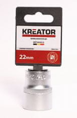 Kreator KRT502013 - 1/2 "Nástrčná hlavica (orech) 22mm