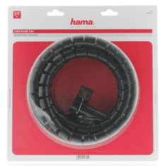 HAMA trubica pre vedenie káblov, 2,5 m, 20 mm, čierna