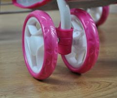 MILLY MALLY Detský športový kočík pre bábiky Kate Prestige Pink