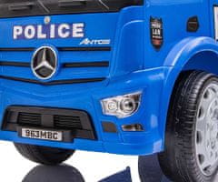MILLY MALLY Detské odrážadlo so zvukom Mercedes POLICE modré