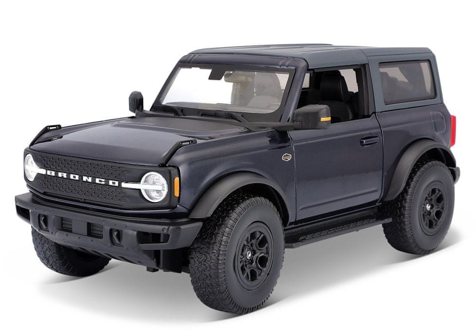 Maisto 2021 Ford Bronco Wildtrak 1:18 - tmavomodrá