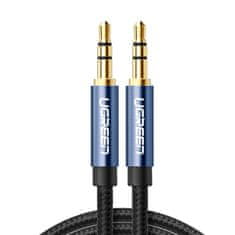 shumee Audio kábel AUX, rovný minijack konektor, 3,5 mm, 2 m, modrý