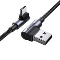 shumee Uhlový USB-C - USB 2.0 kábel 480Mb/s 3A 3m čierny