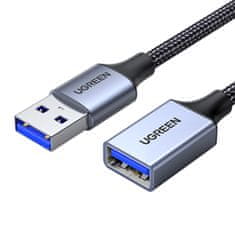 shumee Odolný predlžovací kábel USB 3.0 5Gb/s, 2m, sivý