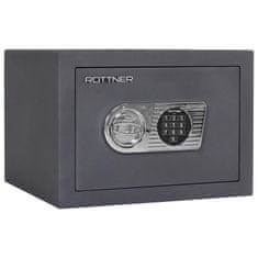 Rottner Toscana 40 EL nábytkový elektronický trezor čierny | Elektronický zámok | 42 x 30 x 39 cm