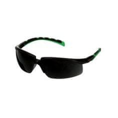 3M 3M Solus Bezpečnostné okuliare radu 2000, čierno-zelený rám, ochranná vrstva proti poškriabaniu +