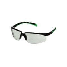 3M 3M Solus Bezpečnostné okuliare radu 2000, čierno-zelený rám, ochranná vrstva proti poškriabaniu +