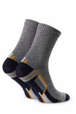 Amiatex Dámske ponožky 022 290 grey + Nadkolienky Gatta Calzino Strech, šedá, 35/37