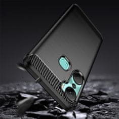 IZMAEL Carbon Shield TPU puzdro pre Infinix Hot 12 Pro - Čierna KP27689