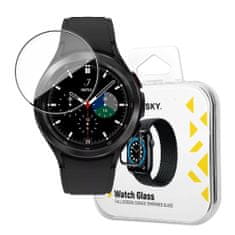 shumee Hybridné ochranné sklo pre Samsung Galaxy Watch 4/5 40mm čierne