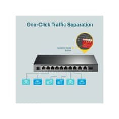 TP-LINK TP-Link TL-SG1210MP 10xGb desktop 8xPOE+123W switch, 1xSFP