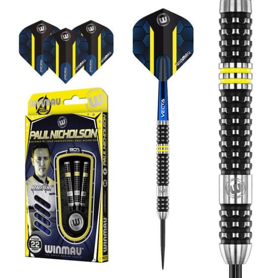 Winmau Šípky steel Paul Nicholson 22g, 90% wolfram