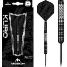 Mission Šípky steel Kuro M1 24g, black, 95% wolfram