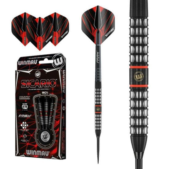 Winmau Šípky steel Sicario 22g, 90% wolfram