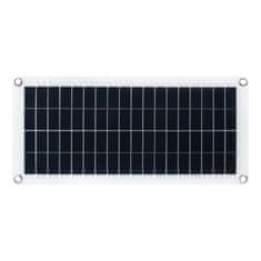 Waveshare Polykryštalický kremíkový flexibilný 18V 10W solárny panel s dvoma portami USB