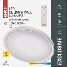 EMOS LED přisazené svítidlo ILVI, kruhové 30W, stmív. se změnou CCT