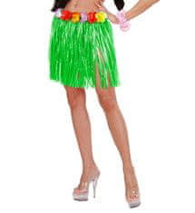 Widmann Havajská sukňa s kvetinovým pásom - 45 cm (zelená)
