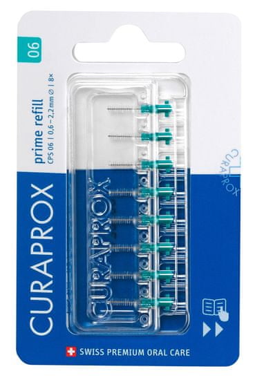 Curaprox Medzizubná kefka Prime Refill 06 - 2,2 mm / modrá 8 ks - náhrada