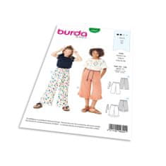 Burda Strih Burda 9302 - Detské letné nohavice