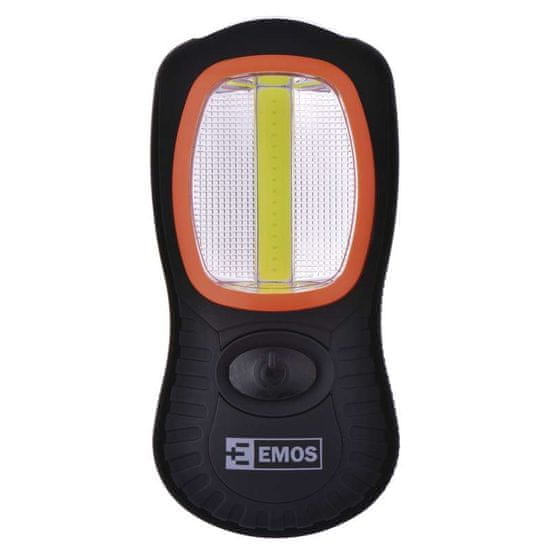 EMOS LED svietidlo 3W COB LED+3×LED 150Lm 3 x batéria AAA