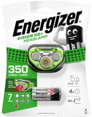 Energizer LED čelová svietidlo VISION HD+ Vision 350Lm 3xbaterie AAA