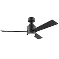 Cecotec Stropný ventilátor , 5836 EnergySilence Aero 4850 Style Black, priemer 122 cm, 3 lopatky, LED žiarovka, 3 režimy, 6 rýchlostí, diaľkové ovládanie, 30 W